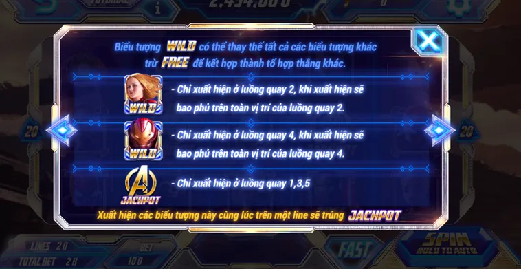 Nổ Hũ Avengers Tại SunWin Sân Chơi Săn Thưởng Đẳng Cấp Với Tỷ Lệ Thắng