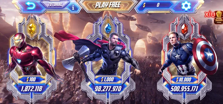 Nổ Hũ Avengers Tại SunWin Sân Chơi Săn Thưởng Đẳng Cấp Với Tỷ Lệ Thắng