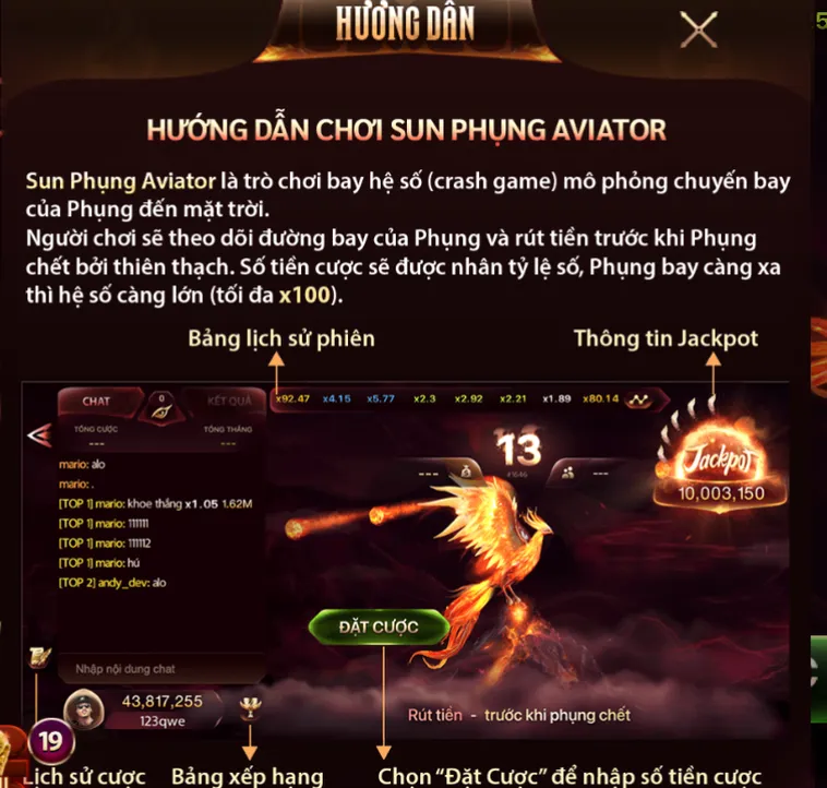 Chi Tiết Chiến Thuật Chơi Minigame Sun Phụng Tại SunWin Săn Hũ Jackpot Khổng Lồ
